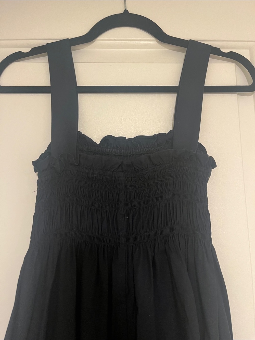 Reformation black poplin XS midi dress EUC - Picture 4 of 7
